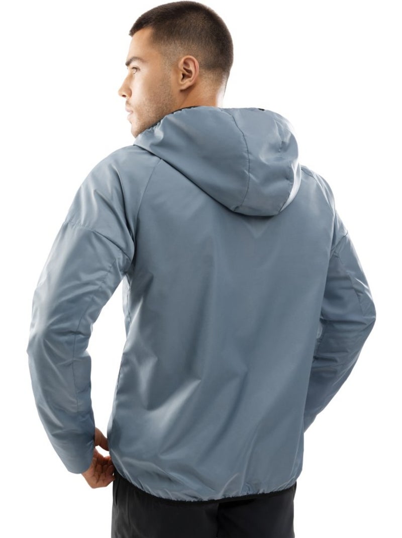 Giacca a vento da allenamento da uomo fitness uomo evolve Blu - Kiabi