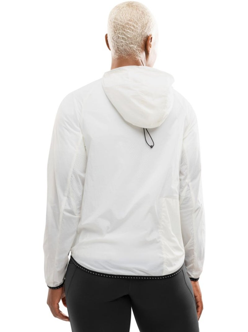 Giacca a vento da corsa da donna fitness donna alia Bianco - Kiabi
