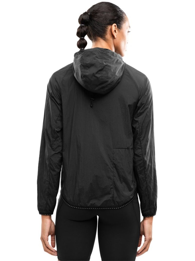 Giacca a vento da corsa da donna fitness donna alia Nero - Kiabi