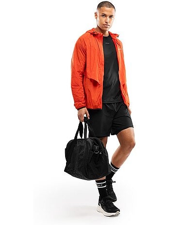 Giacca a vento da corsa da uomo fitness uomo bund brick