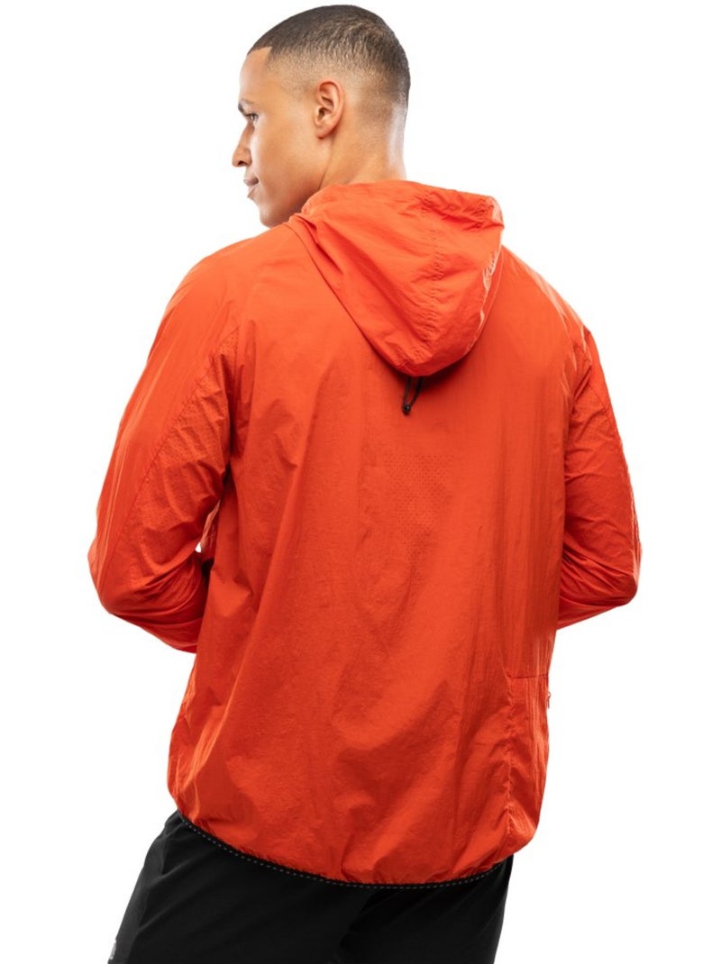 Giacca a vento da corsa da uomo fitness uomo bund brick Rosso - Kiabi
