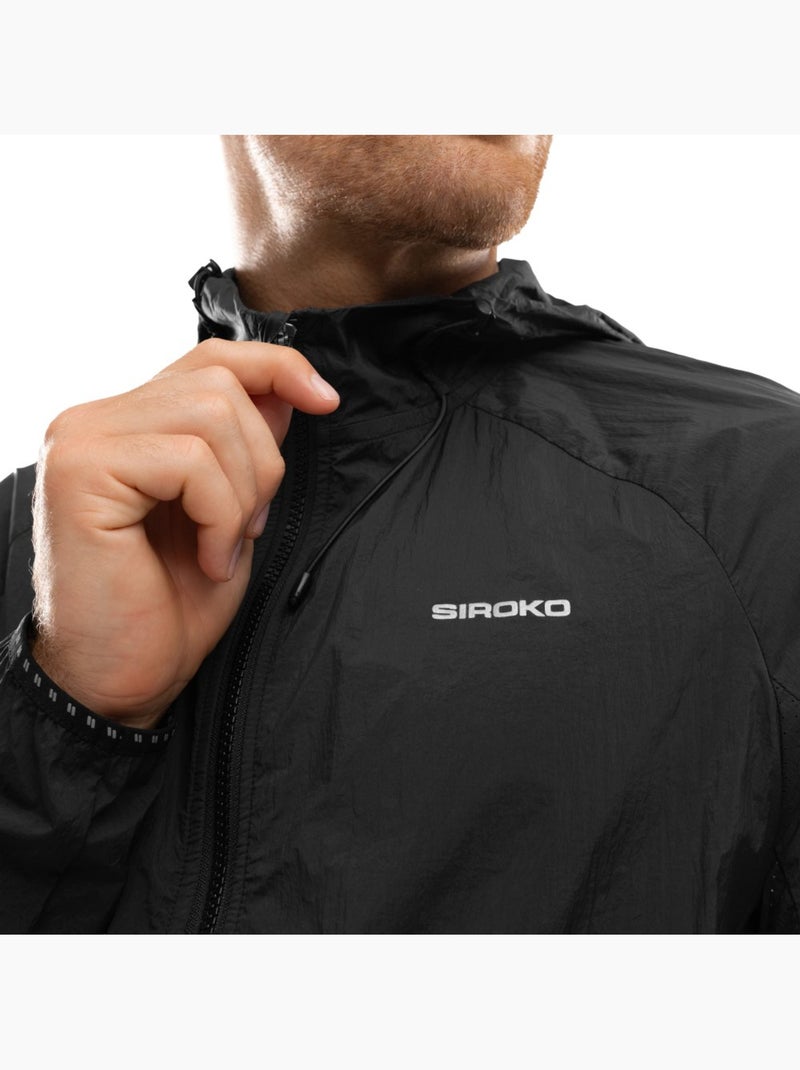Giacca a vento da corsa da uomo fitness uomo bund Nero - Kiabi