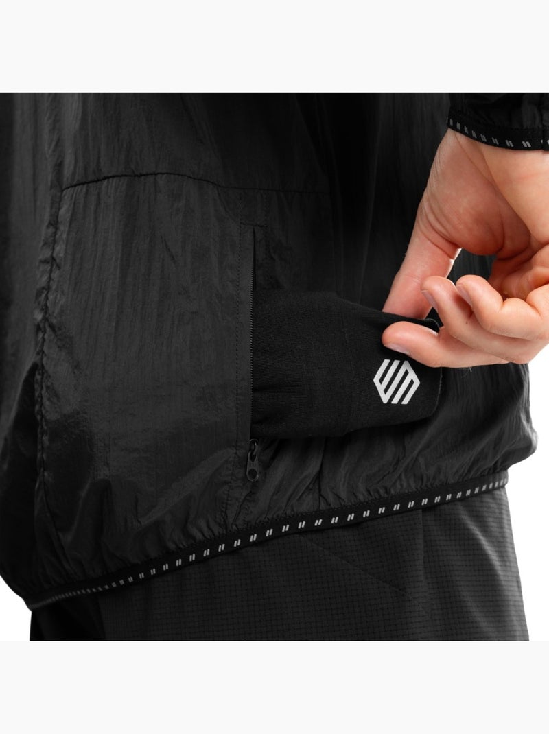 Giacca a vento da corsa da uomo fitness uomo bund Nero - Kiabi