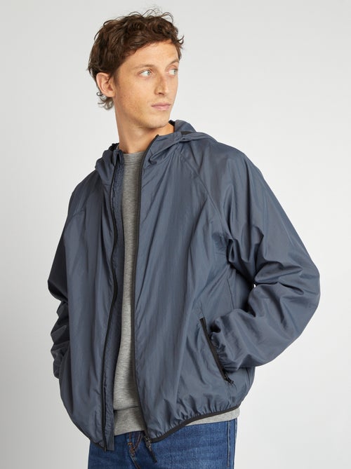 Giubbotto Uomo Blu Estivo Leggero - Giacca Casual Trench Parka Per Tutti I Giorni - Foto 8