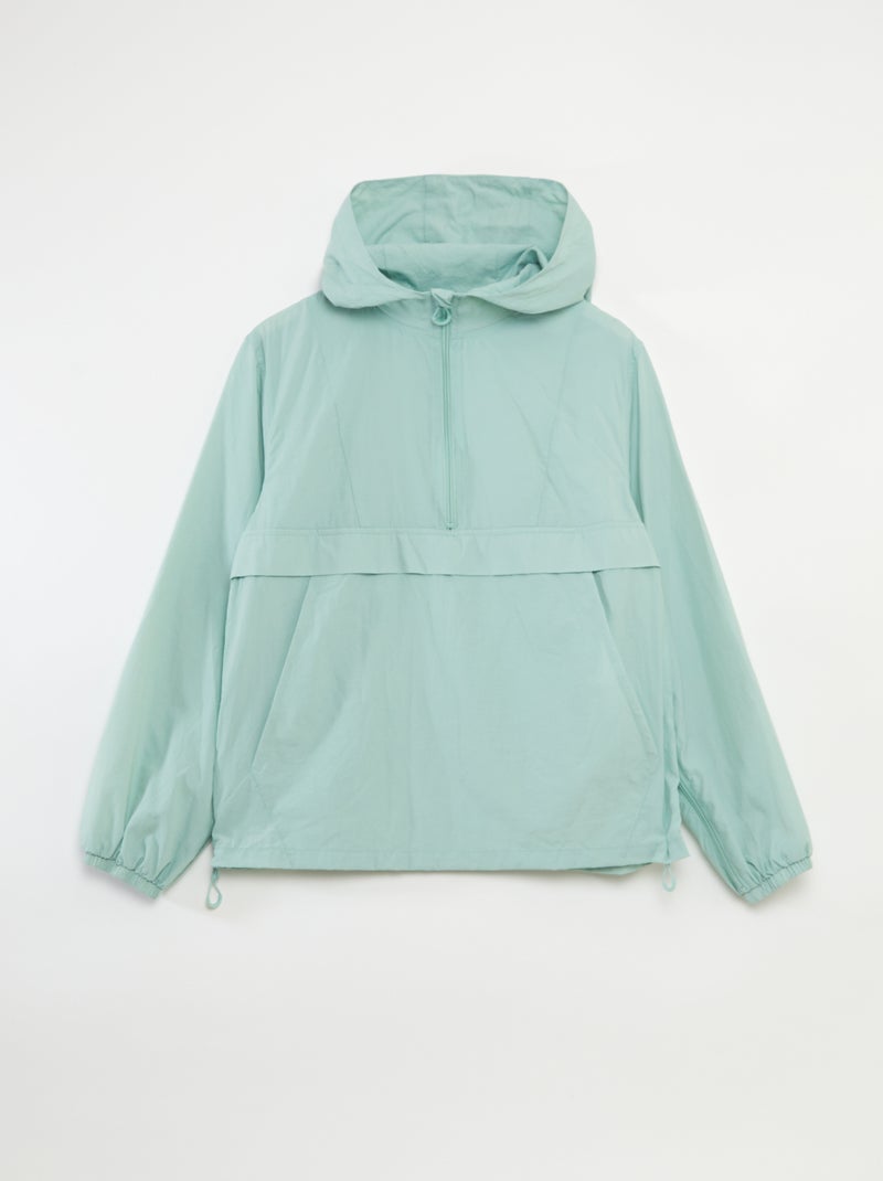 Giacca a vento leggera - collezione facile da indossare VERDE - Kiabi