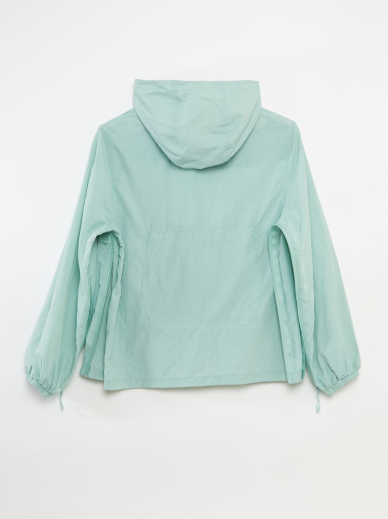 Giacca a vento leggera - collezione facile da indossare VERDE - Kiabi