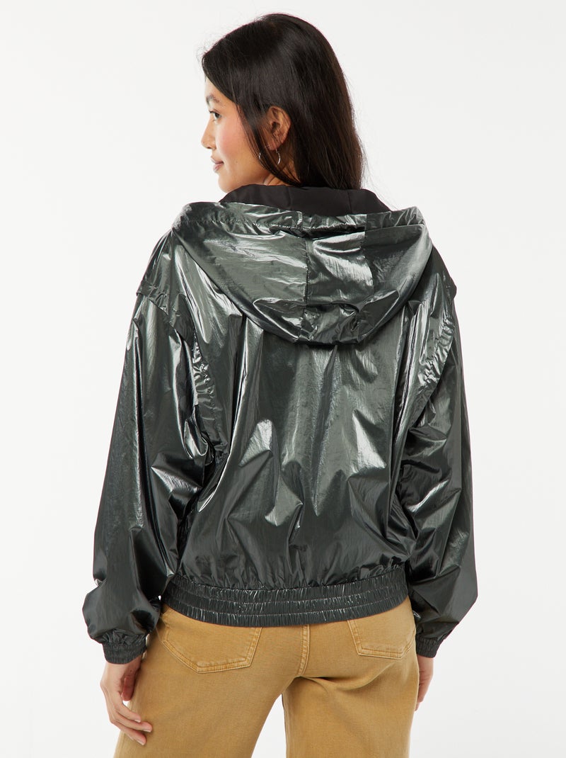 Giacca a vento metallizzata Verde - Kiabi