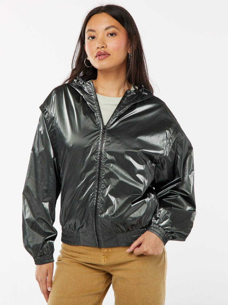 Giacca a vento metallizzata Verde - Kiabi