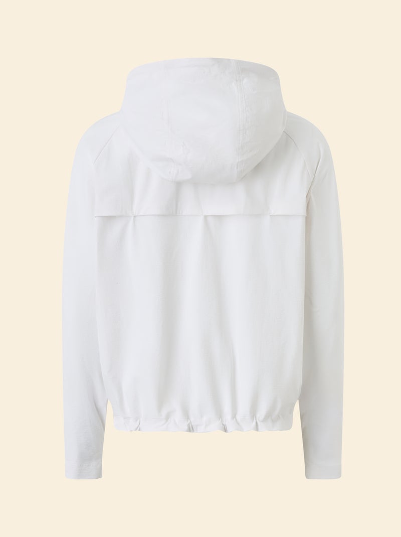 Giacca a vento sportiva con cappuccio - (ekstract) Bianco - Kiabi