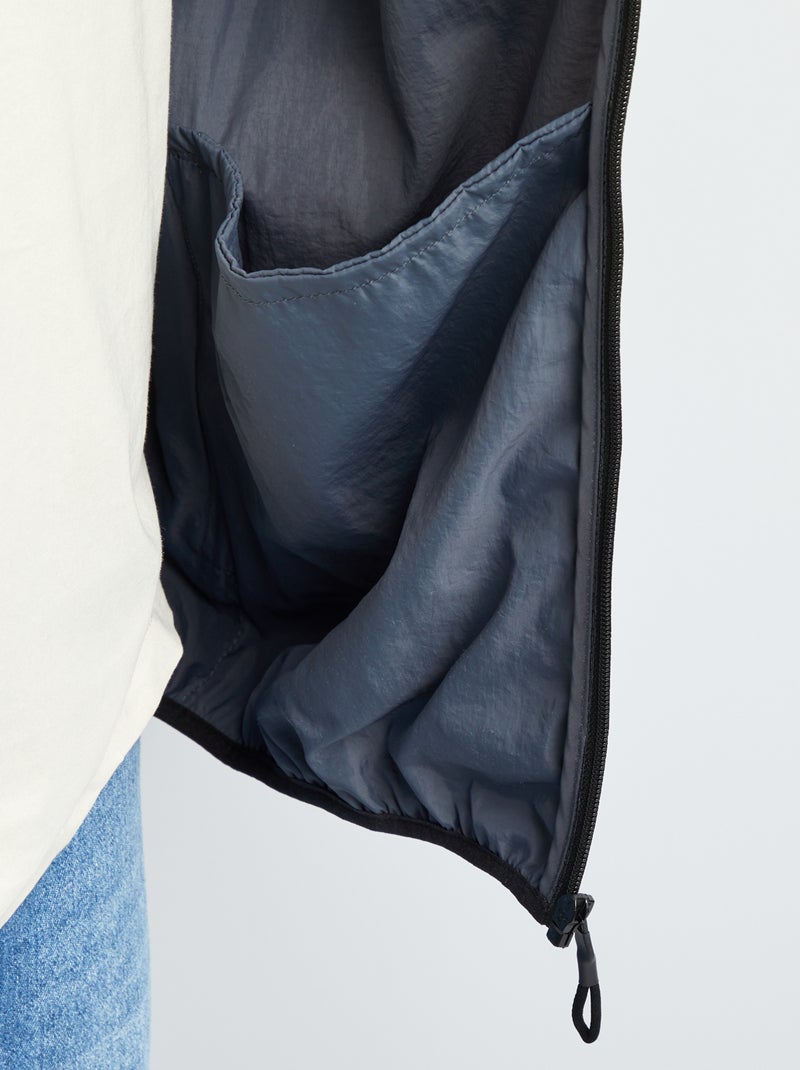 Giacca Antipioggia Antivento Uomo Taglie Forti Fino A 7XL | Leggera, Ripiegabile E Impermeabile, Colore Blu