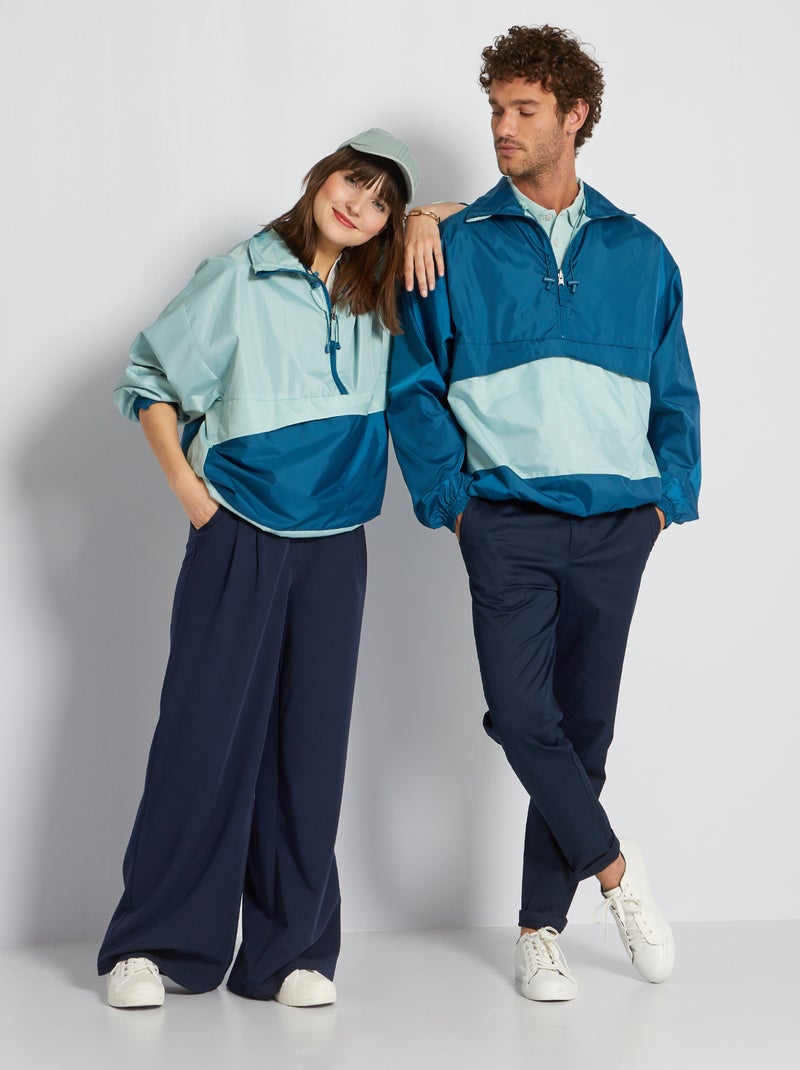 Giacca a vento unisex zero sprechi BLU - Kiabi