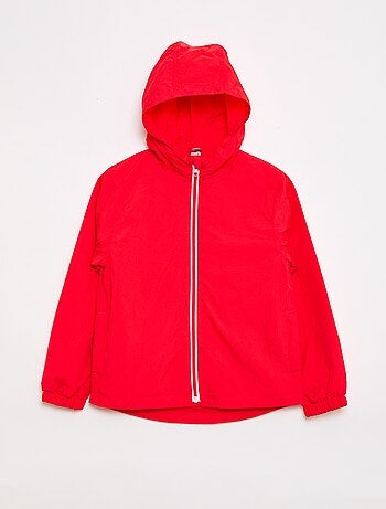 Giacca a vento unita pieghevole nel cappuccio