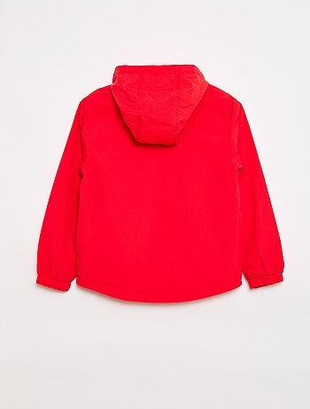 Giacca a vento unita pieghevole nel cappuccio