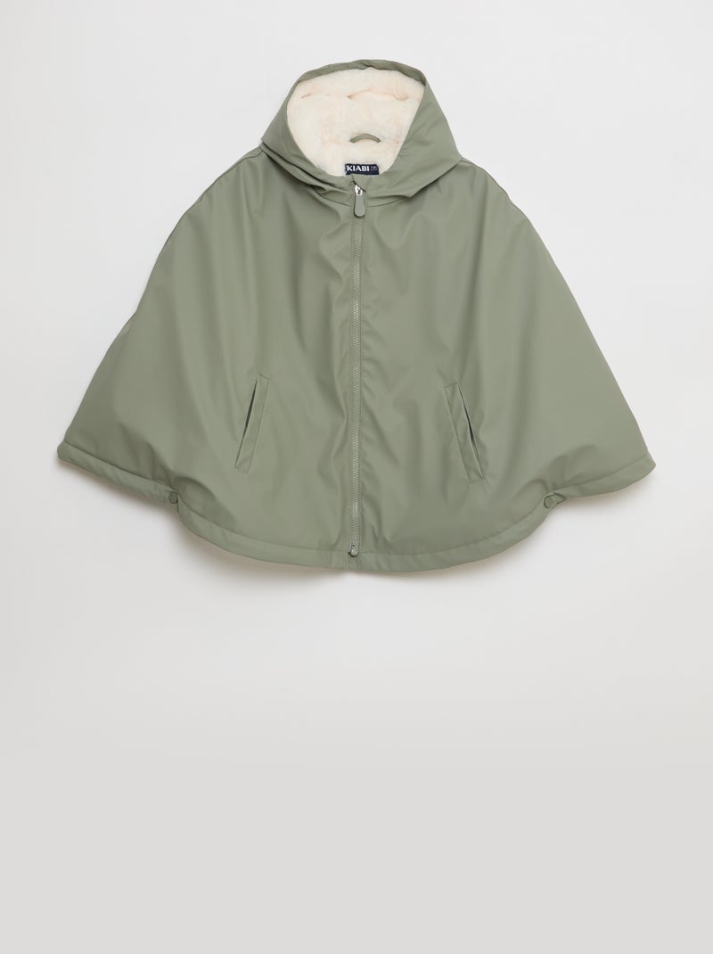 Giacca antipioggia a forma di poncho - So Easy Verde - Kiabi
