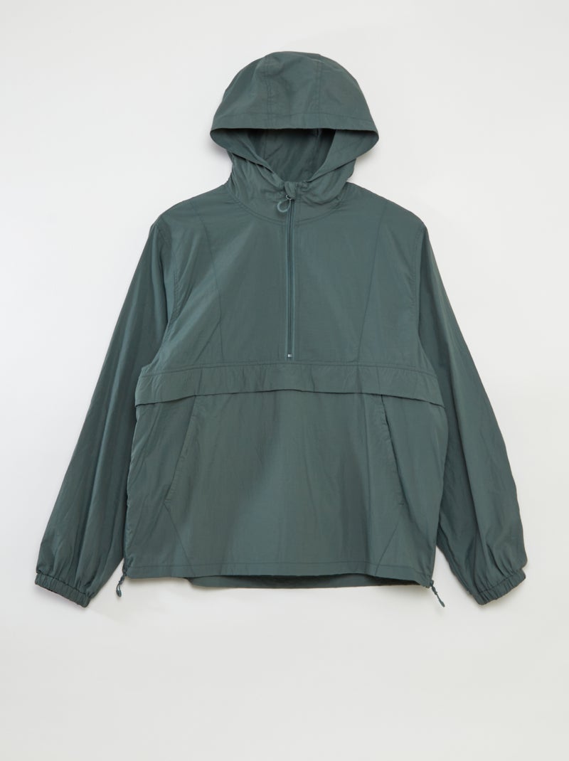 Giacca antipioggia con cappuccio - So Easy VERDE - Kiabi