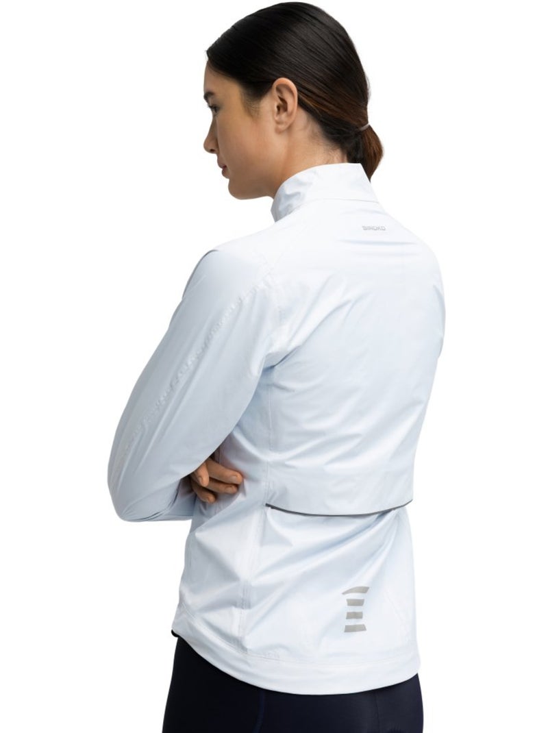 Giacca antipioggia da ciclismo da donna ciclismo donna j2-w zarza Blu - Kiabi