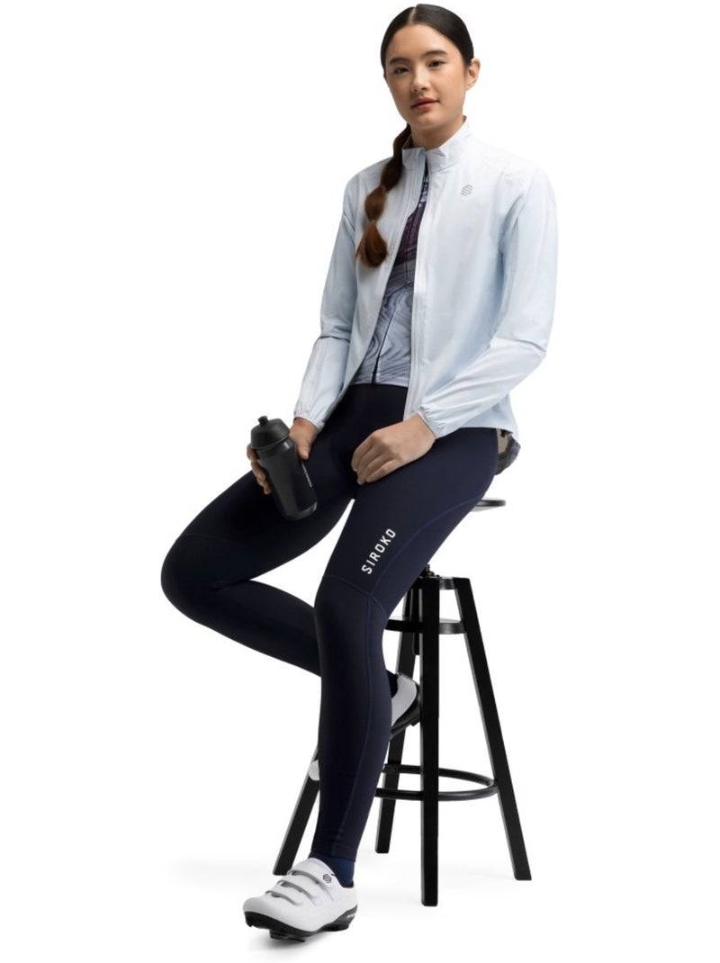 Giacca antipioggia da ciclismo da donna ciclismo donna j2-w zarza Blu - Kiabi