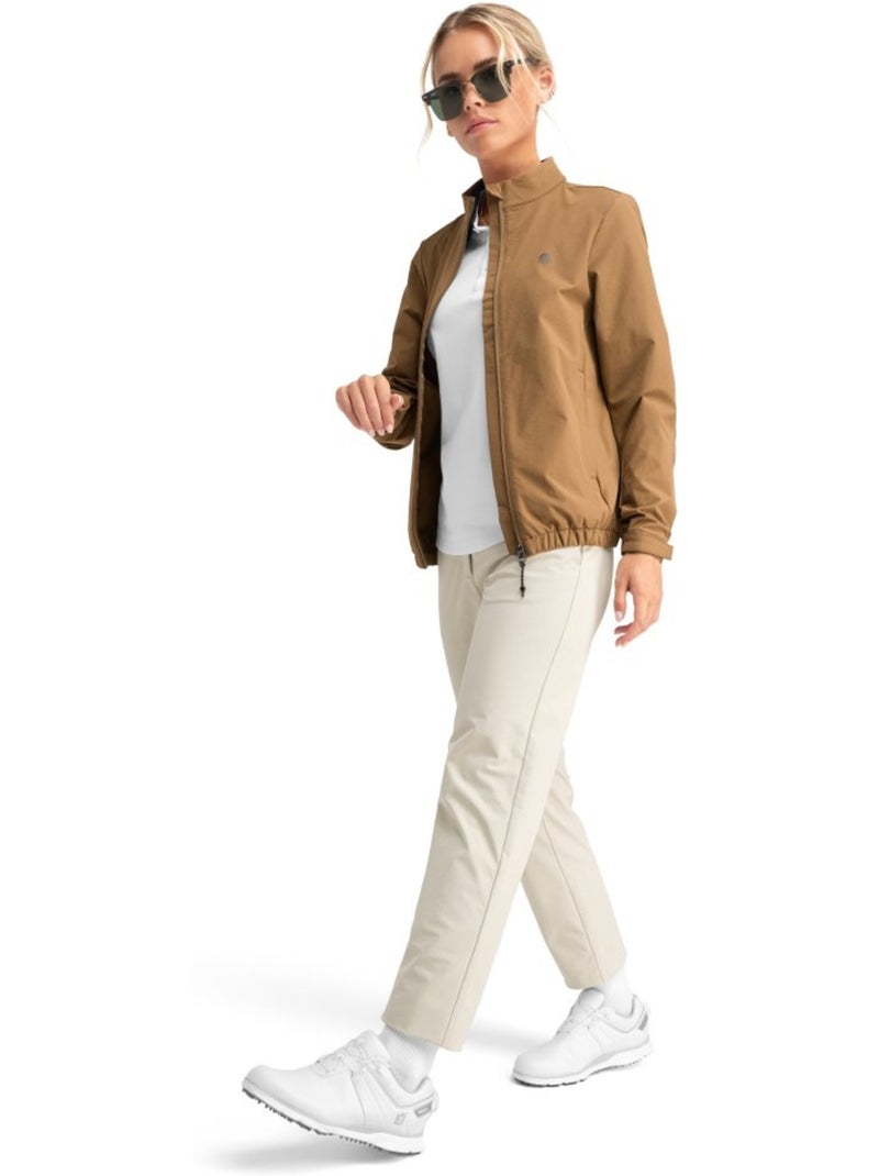 Giacca antipioggia da golf da donna golf donna muirfield-w mustard Marrone - Kiabi