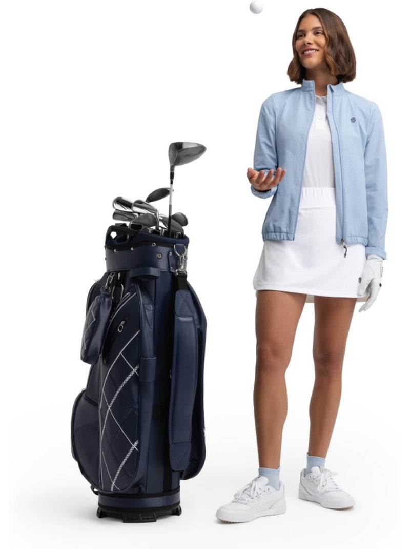 Giacca antipioggia da golf da donna golf donna shinn Blu - Kiabi