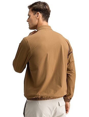 Giacca antipioggia da golf da uomo golf uomo muirfield mustard