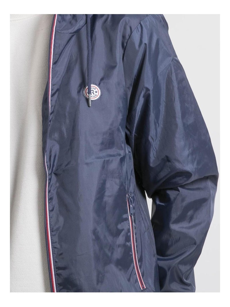 Giacca antivento con cappuccio ZALTA Blu marino - Kiabi