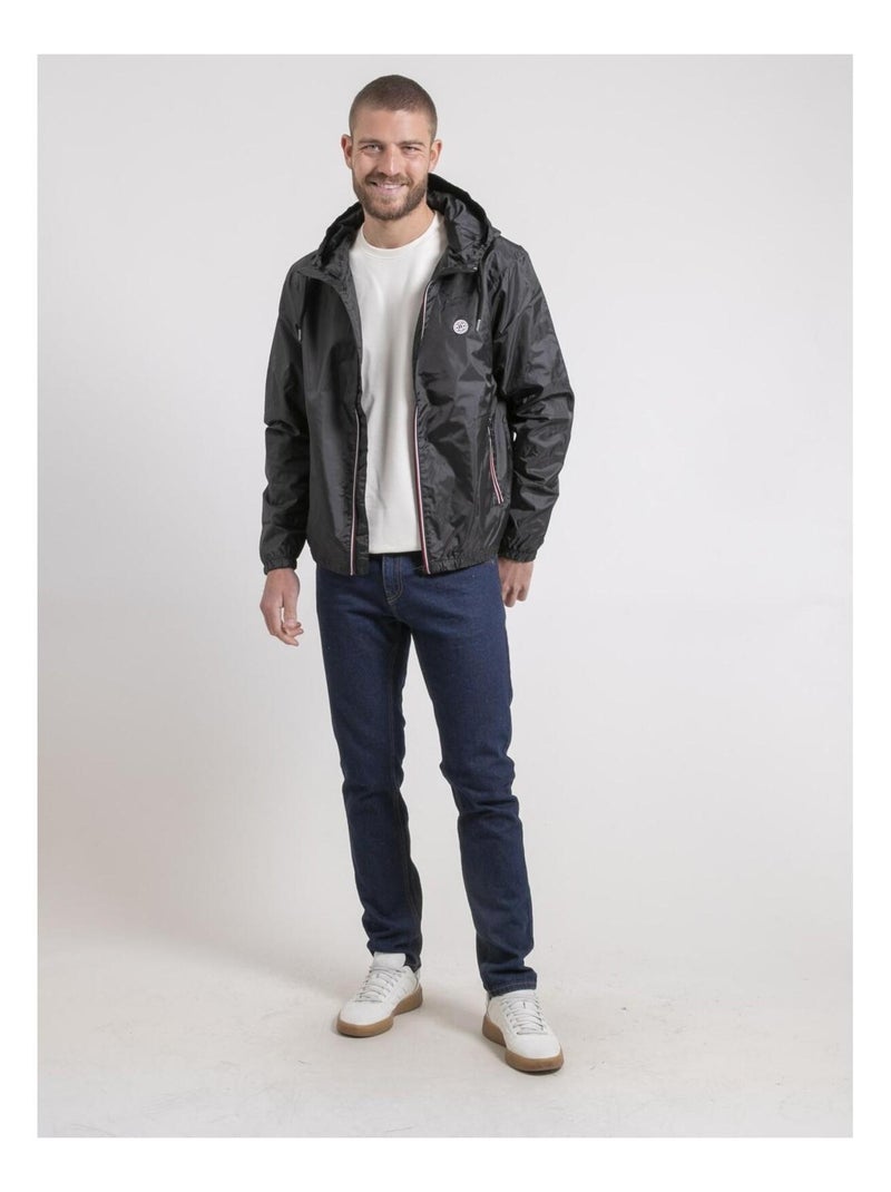 Giacca antivento con cappuccio ZALTA Nero - Kiabi