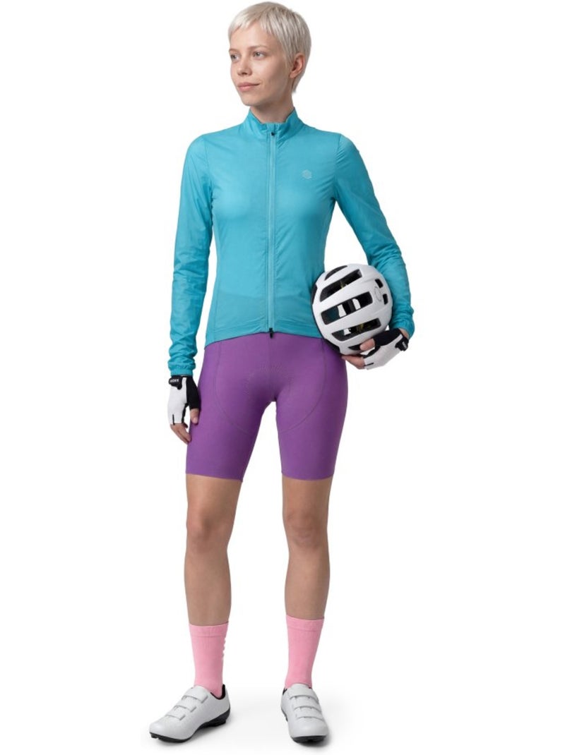 Giacca antivento ultraleggera ciclismo donna donna j4-w windbreak Blu - Kiabi