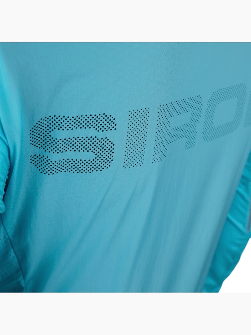 Giacca antivento ultraleggera ciclismo donna donna j4-w windbreak Blu - Kiabi