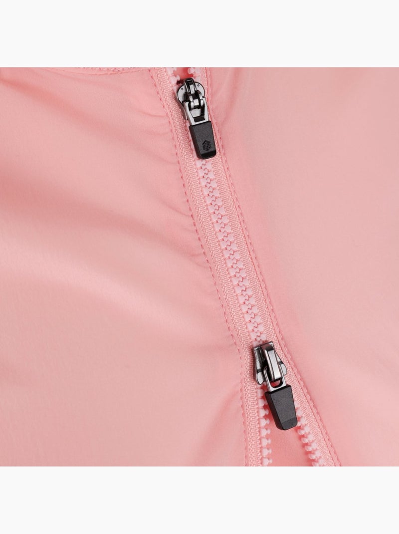 Giacca antivento ultraleggera ciclismo donna donna j4-w windbreak Corallo - Kiabi