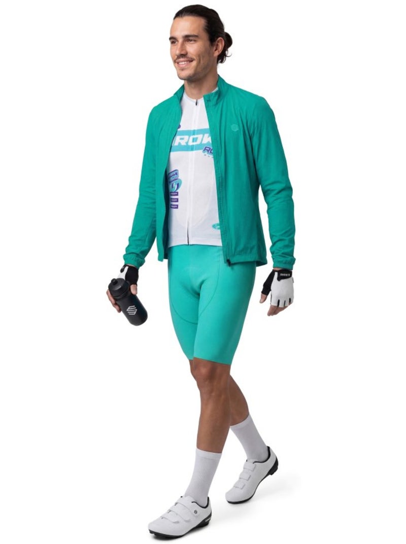 Giacca antivento ultraleggera ciclismo uomo uomo j4 windbreak Verde - Kiabi