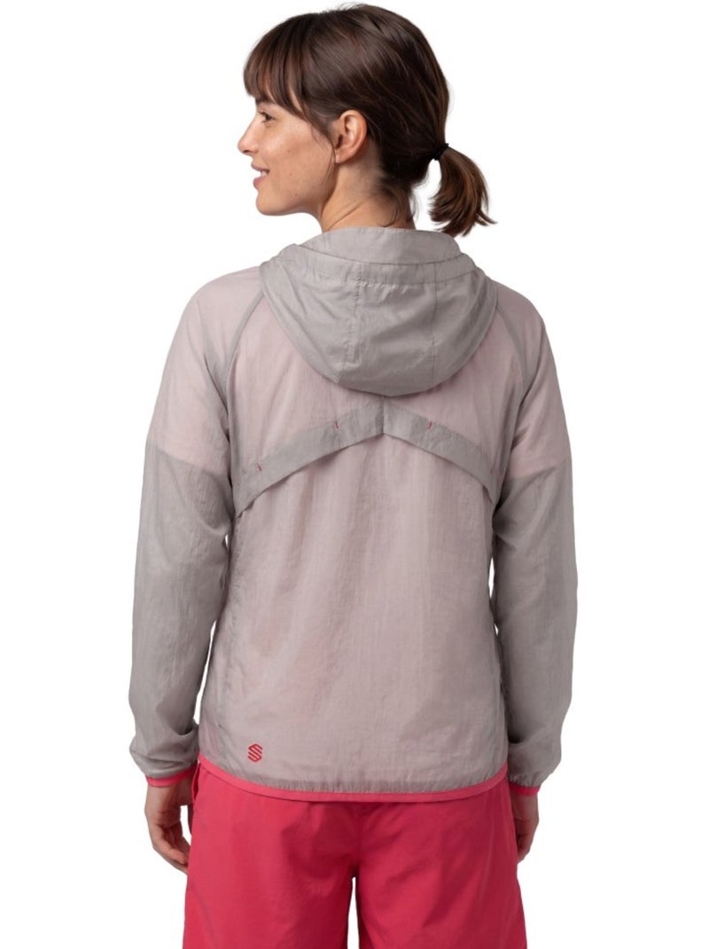 Giacca antivento ultraleggera escursionismo donna donna laugavegur-w Bianco - Kiabi