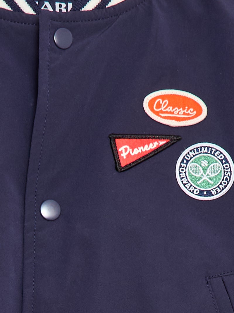 Giacca aviatore idrorepellente Blu - Kiabi