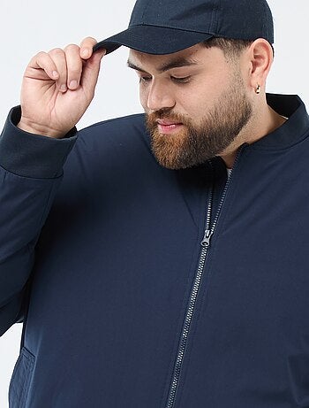 Giacca aviatore idrorepellente tinta unita