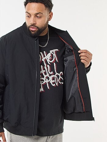 Giacca aviatore idrorepellente tinta unita