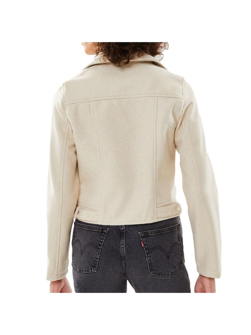 Giacca Biker Donna Vero Moda Beige - Kiabi