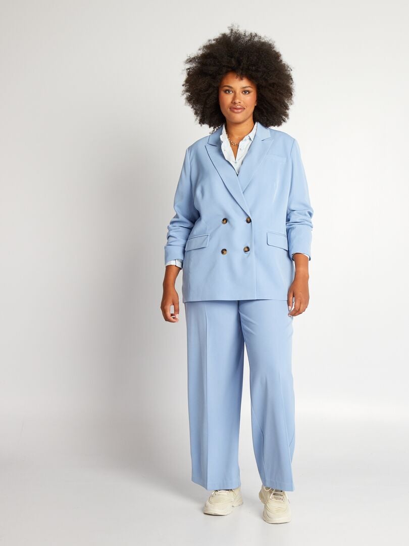 Giacca blazer a doppiopetto BLU - Kiabi