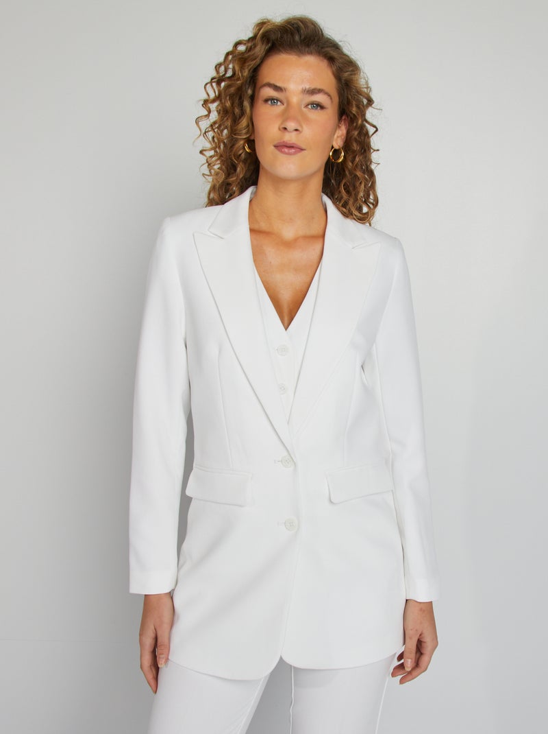 Giacca blazer bianco - Kiabi