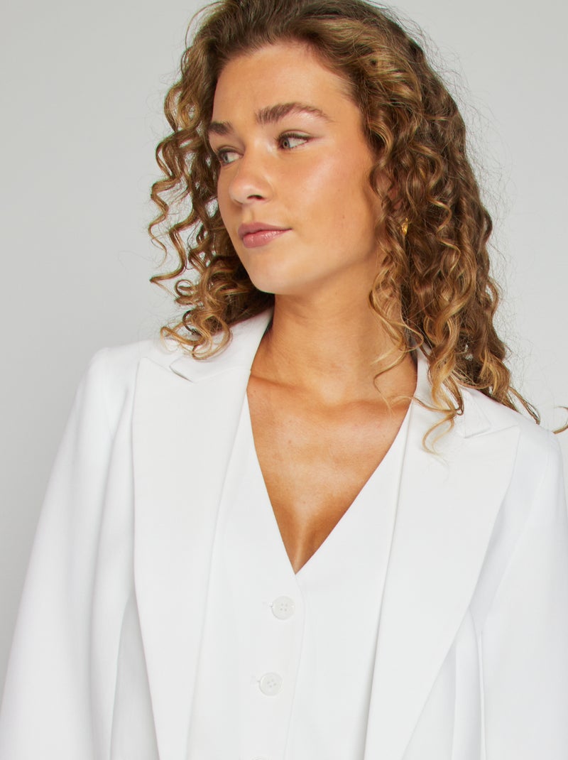 Giacca blazer bianco - Kiabi