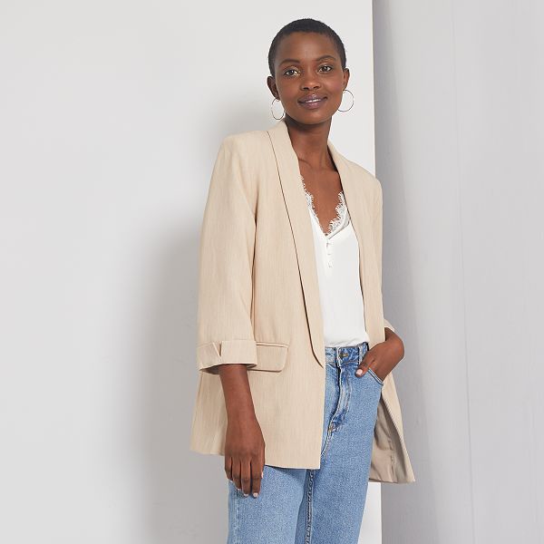 giacca donna beige