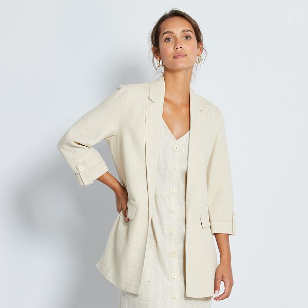 giacca donna beige