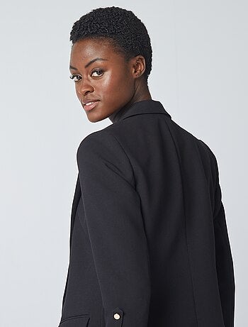 Giacca blazer con maniche con risvolto