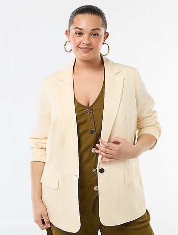 Giacca blazer leggera taglio lungo