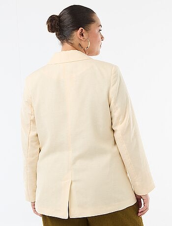 Giacca blazer leggera taglio lungo