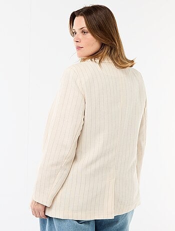 Giacca blazer leggera taglio lungo