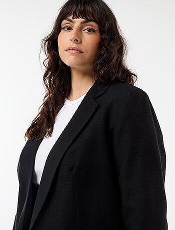 Giacca blazer leggera taglio lungo