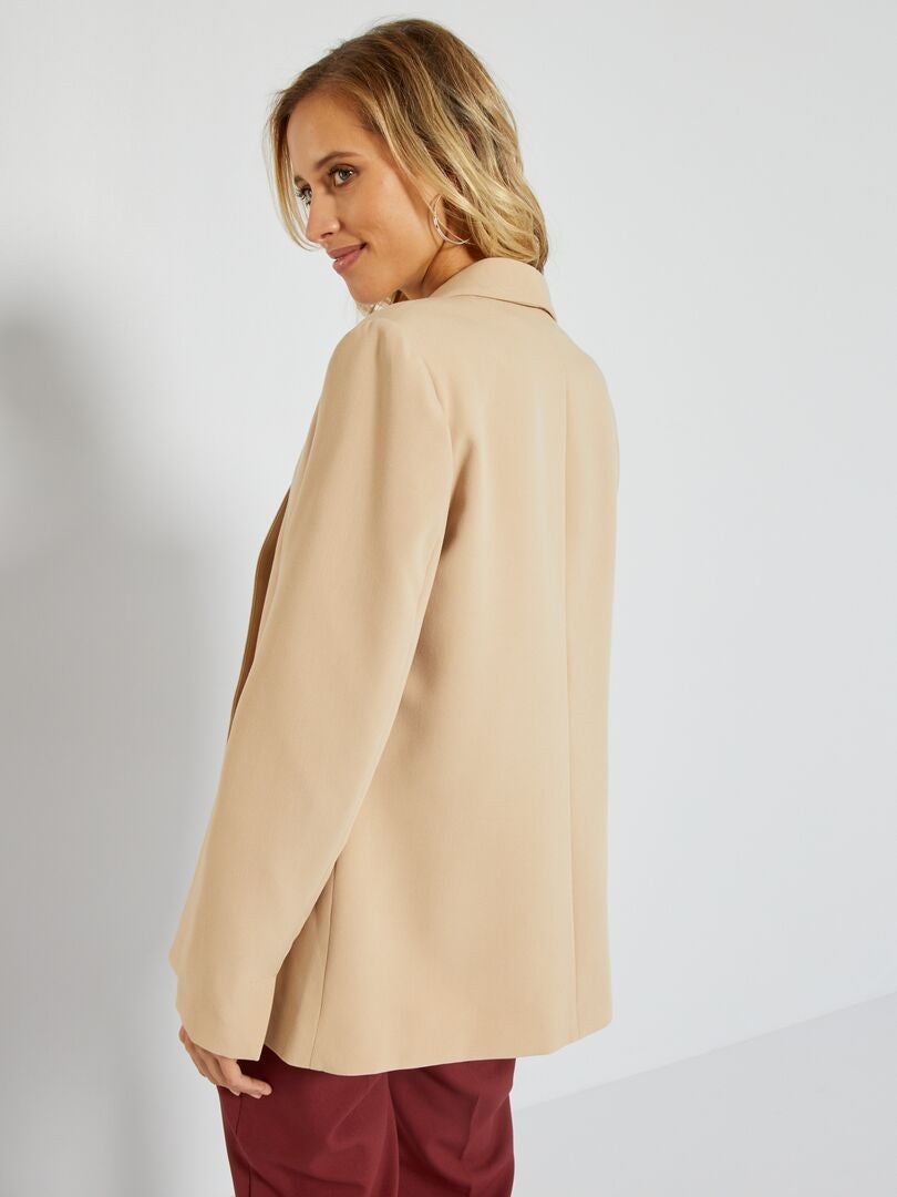Giacca blazer midi BEIGE - Kiabi