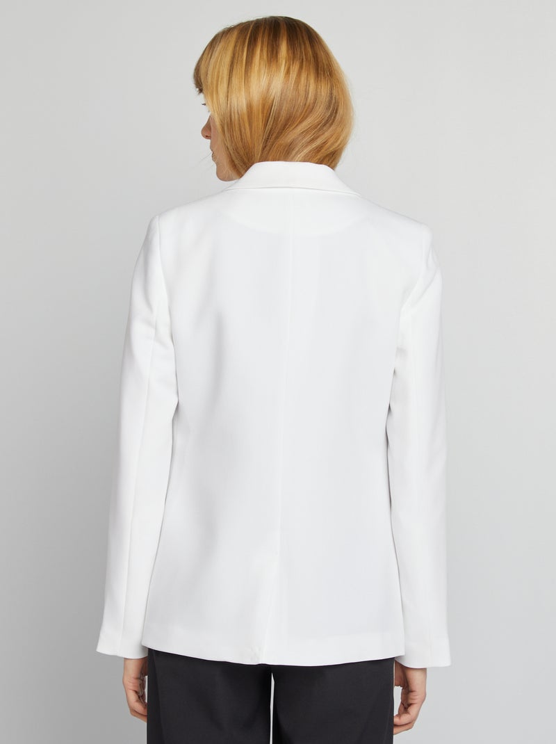 Giacca blazer midi BIANCO - Kiabi