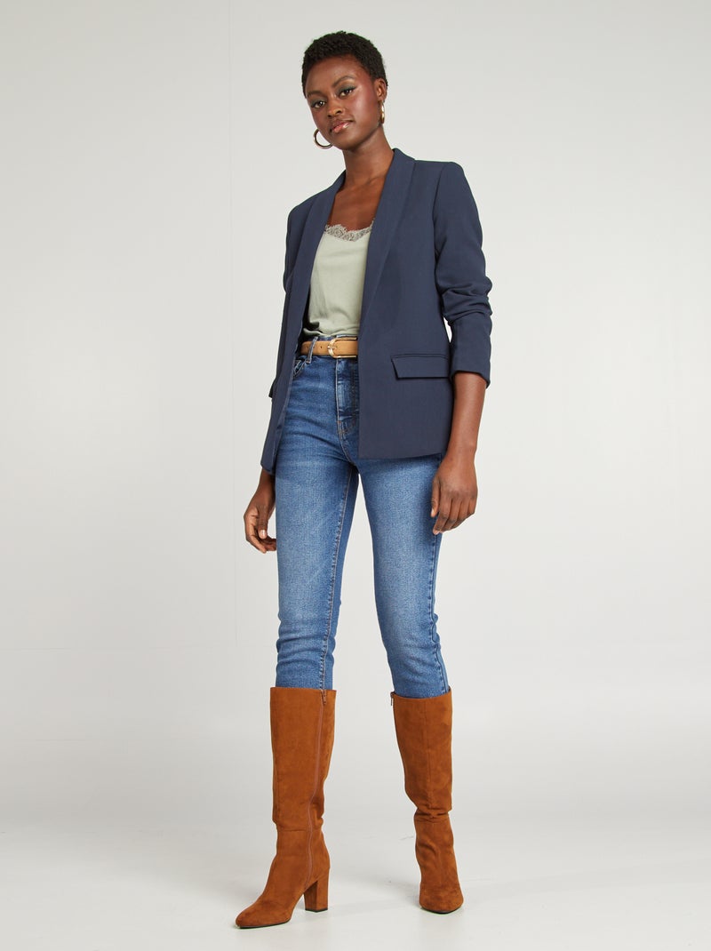 Giacca blazer midi BLU - Kiabi