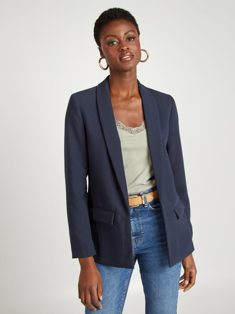 Giacca blazer midi BLU - Kiabi