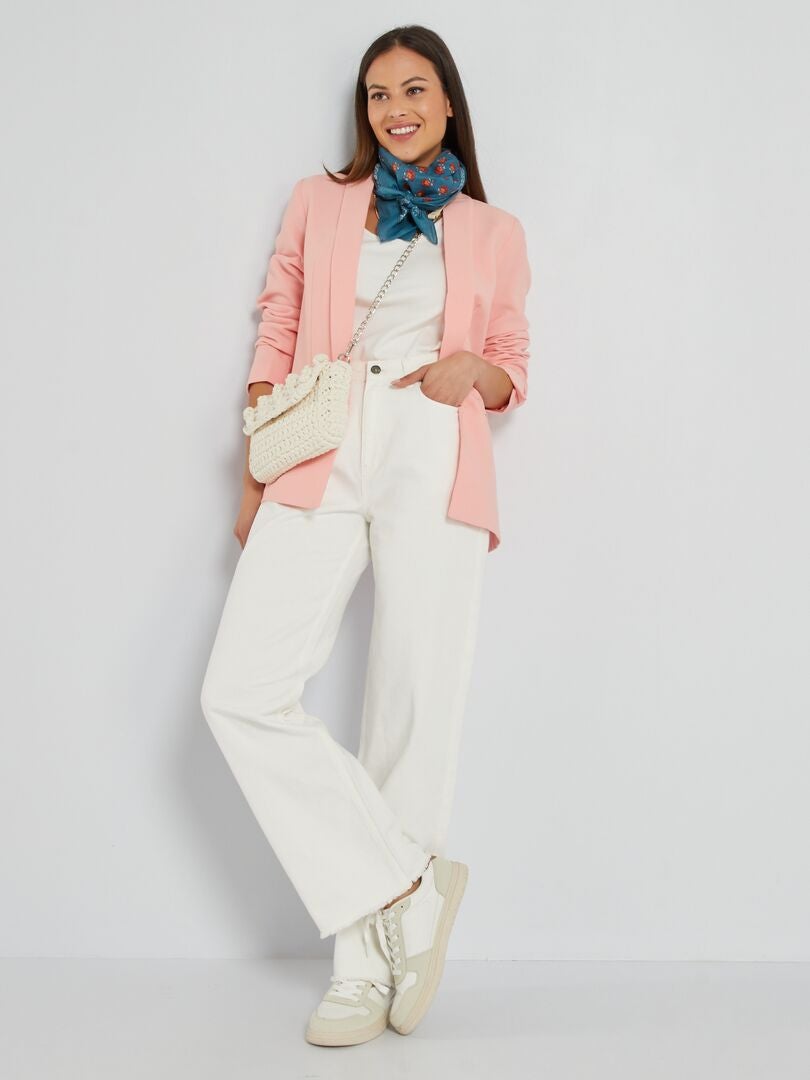Giacca blazer midi bordeaux chiaro - Kiabi